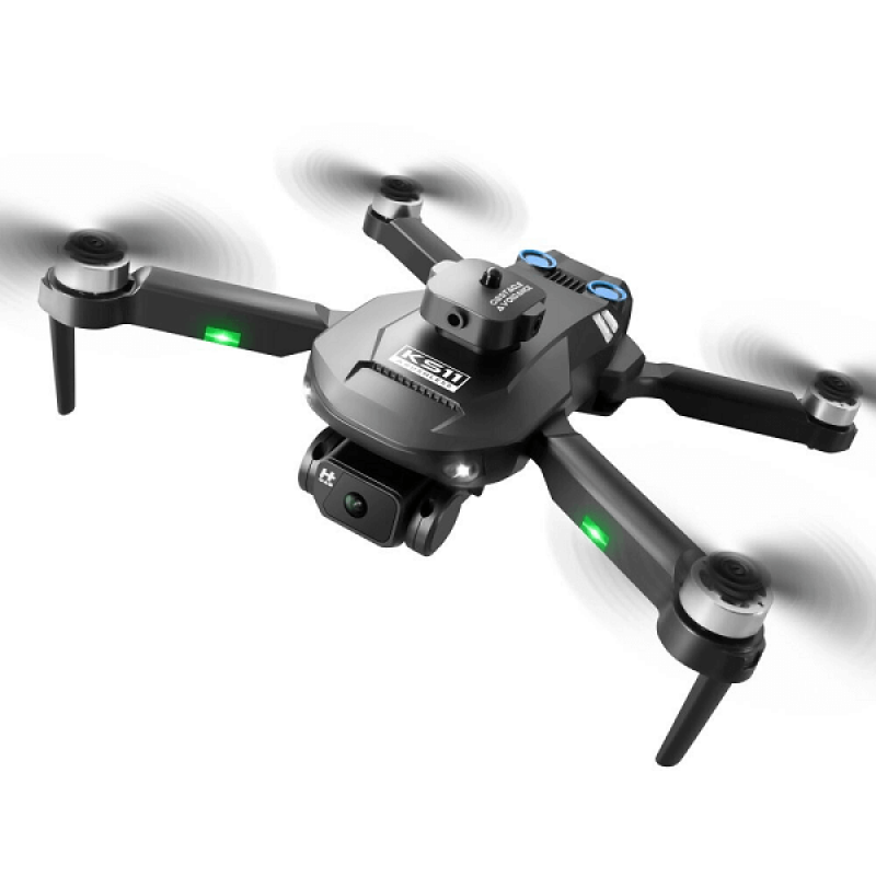 Квадрокоптер LSRC KS11 - дрон з 4K і HD камерами, FPV, БК мотори, уникнення перешкод, до 18 хвилин в кейсі