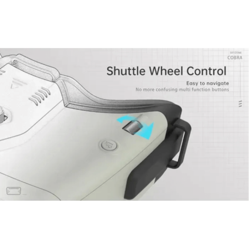 FPV окуляри SKYZONE FPV COBRA SD Grey (COBRASD)