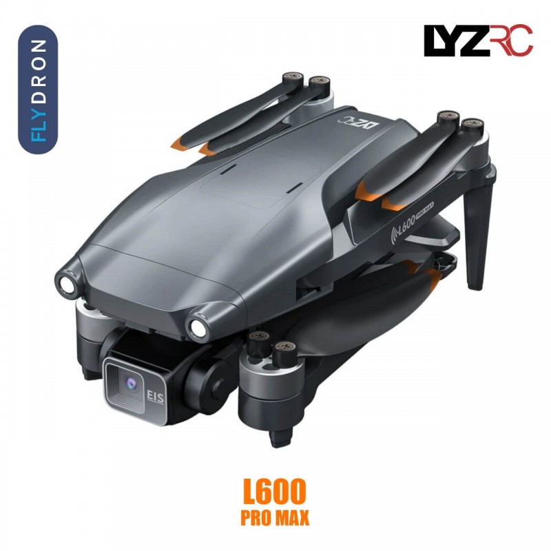 Квадрокоптер LYZRC L600 PRO MAX дрон - 4K, 3 осьовий підвіс PTZ HD, Подвійна камера, Лазерне уникнення перешкод, Безколекторний двигун ,GPS 5G WIFI RC FPV, Дальність 3000м, Час польоту до 30 хв.
