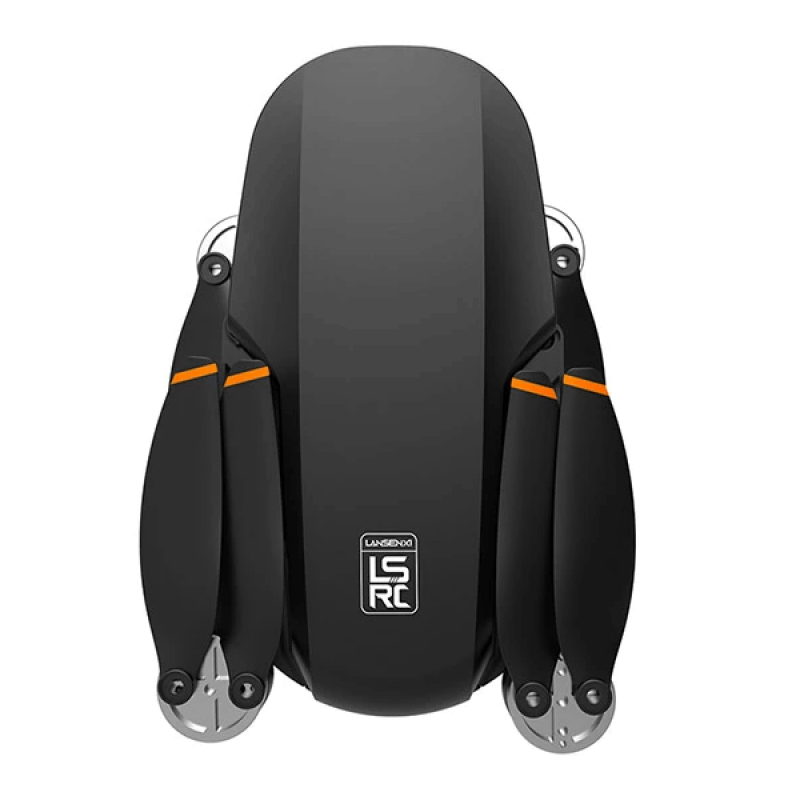 Квадрокоптер LSRC S6S Black - міні-дрон з 4K і HD камерами, FPV, GPS, БК мотори, до 1500м, 25 хвилин в кейсі