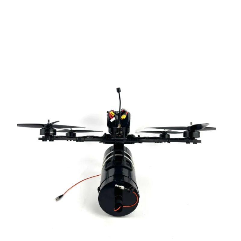 Комплект FPV-дрон з оптоволокном 10 км, зовнішнім медіаконвертером, 2 акумуляторами, платою ініціації та кріпленням