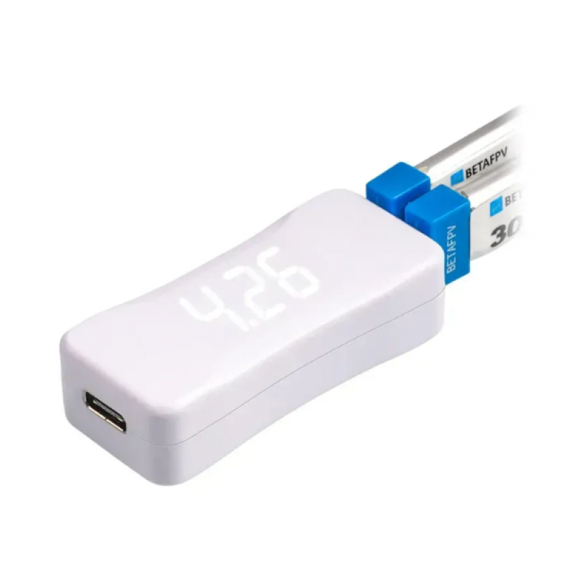 Зарядний пристрій і тестер BetaFPV для акумуляторів 1S BT2.0