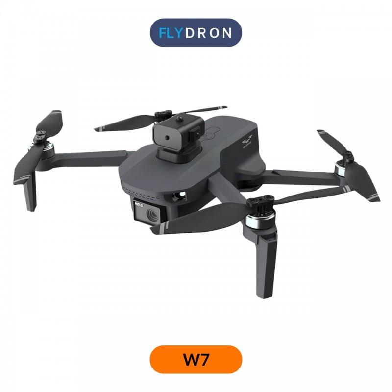 Квадрокоптер W7 дрон з камерою, РК екран з 4K, HD ESC, GPS до 1000 м. 20 хв. польоту