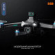 Квадрокоптер S159 – дрон з HD-камерою, БК мотори, FPV, 5G Wi-Fi, GPS, ESC, EIS, Екран на пульті 5,9 дюйми, Уникнення перешкод, до 20 хвилин, до 500 м, Кейс