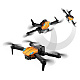 Квадрокоптер XKJ KY907 Black-Orange – міні-дрон з 4K і HD камерами, FPV, запобігання перешкод, до 15 хвилин в кейсі