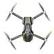 Квадрокоптер XKRC B6 − дрон з 6K і HD камерами, GPS, БК мотори, запобігання перешкод, до 300м, 20 хв у кейсі