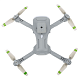 Квадрокоптер LSRC XT5 Gray - дрон з 4K і HD камерами, FPV, уникнення перешкод, до 12 хвилин в кейсі