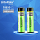 Літій-іонний Li-Ion акумулятор формату 18650 LiitoKala (ЛітоКала) Lii 34B 3400 mAh,з плоским плюсовим контактом, без захисту.близько 6 год.