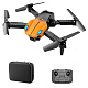 Квадрокоптер XKJ KY907 Black-Orange – міні-дрон з 4K і HD камерами, FPV, запобігання перешкод, до 15 хвилин в кейсі