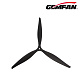 Пропелер для дрона Gemfan F1510 Folding 3 Blade Glass Fiber Nylon - Black 1CW + 1CCW (PMGNF1510-3A2)