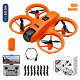 Квадрокоптер V66 Orange – дрон з 8K-камерою, FPV, 5G Wi-Fi, EIS, Уникнення перешкод, Гіроскоп, до 12 хвилин, до 200 м, 70 грамів