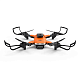 Квадрокоптер Kfplan KF617 Orange – дрон з 4K і HD камерами, FPV, запобігання перешкод, до 15 хвилин в кейсі
